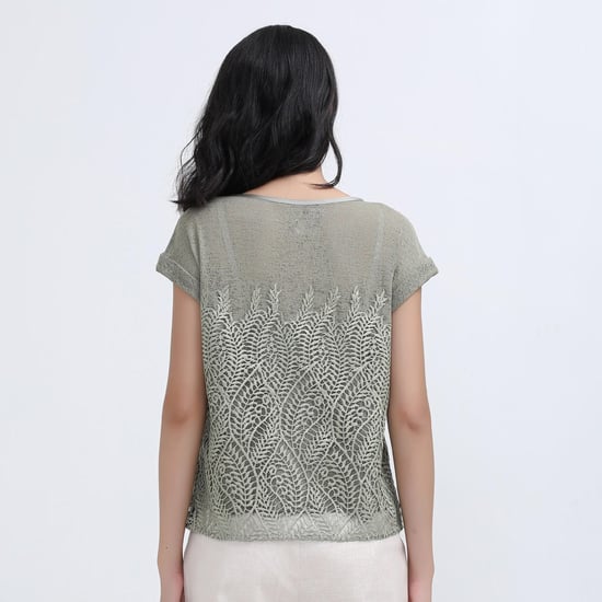 Kant- en tule t-shirt - Image 4