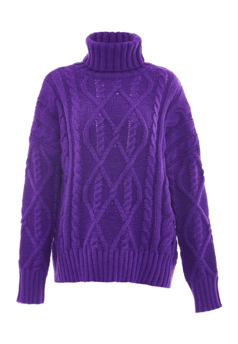 Mymo Turtleneck  pullover women purple - Image 1