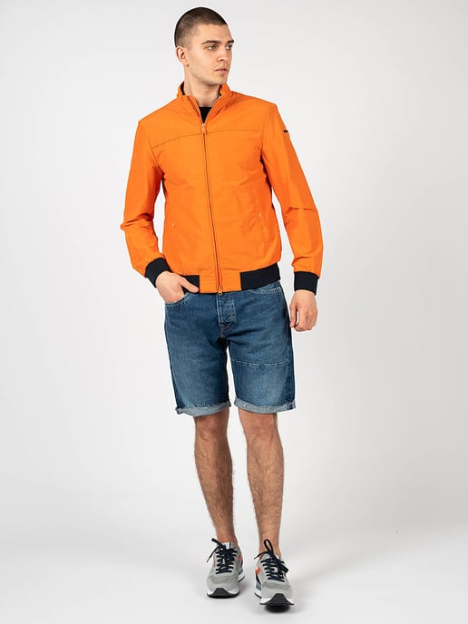 Geox Jacket Vincit Bomber Men's Orange - Image 5