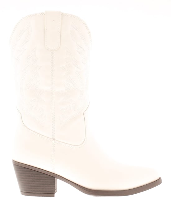 Apache Womens Cowboy Boots Ranch white