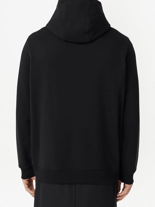 Burberry Ansdel Logo print Hoodie in Black - Image 3