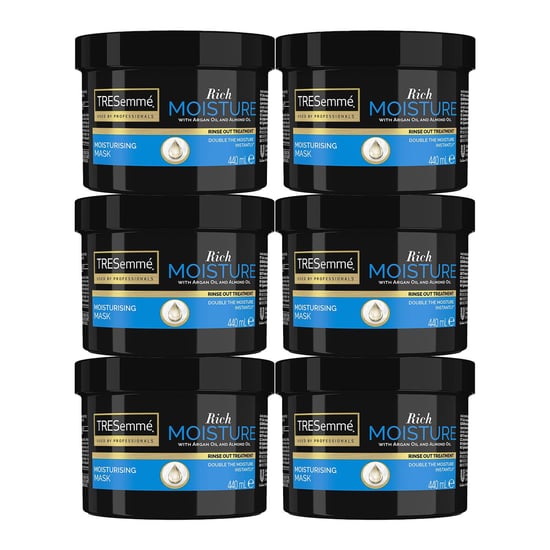 Tresemme Moisture Rich Mask Enriched with Argan Oil and Almond Oil, 6x of 440ml