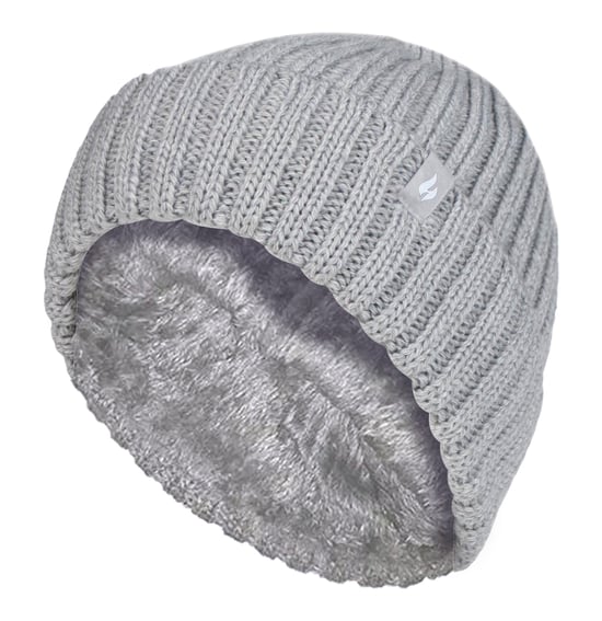 Heat Holders - Set med mössa och handskar för flickor - Chunky Ribbed Thermal Winter Hat & Gloves - Image 1
