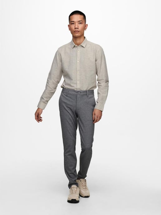 Caiden Long Sleeve Overhemd - Chinchilla - Image 5