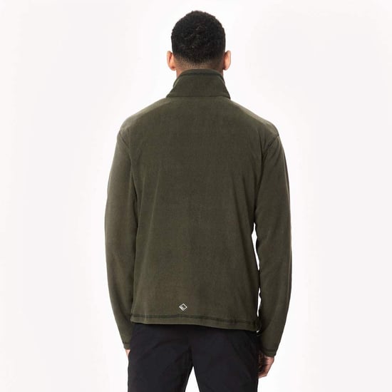 Regatta Great Outdoors Mens Thompson Half Zip Fleece Top (Dark Khaki)