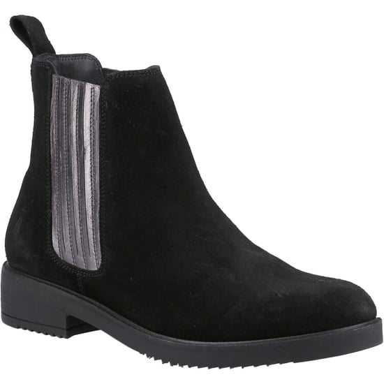 Hush Puppies Dames/Dames Stella Leren Enkellaarsjes (Zwart) - Image 1