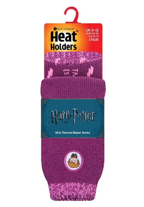 Värmehållare - Barnkaraktär halkfria 2.3 TOG vintervarma termiska toffelsockor med grepp - Harry Potter flickor - Image 2
