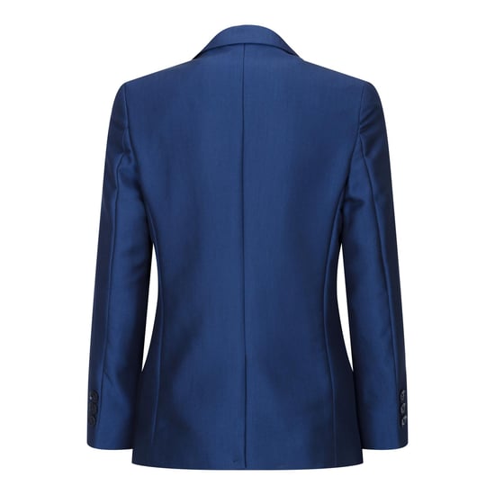 Boys 3 Piece Shiny Royal Blue Classic Suit