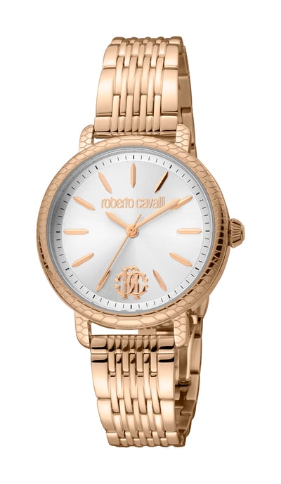 RC5L034M0065 Roberto Cavalli Womens Quartz Silver Stainless Steel 5 ATM 32 mm Watch - Image 1