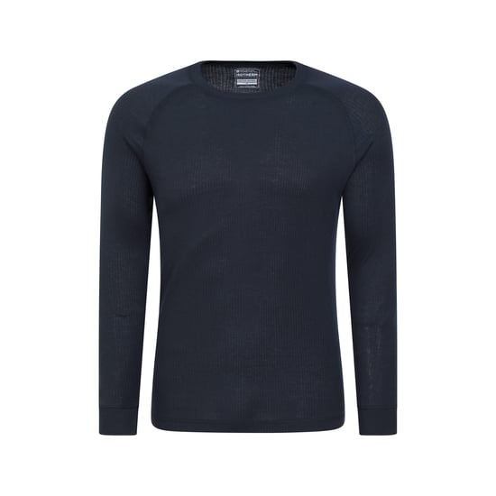 Mountain Warehouse Mens Talus Round Neck Long-Sleeved Thermal Top (Navy)