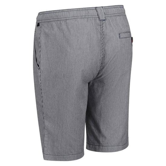 Regatta Mens Albie Chino Stripe Shorts (Dark Denim) - Image 4