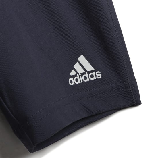 Boy's adidas Baby Badge Of Sport Summer Set in royal white