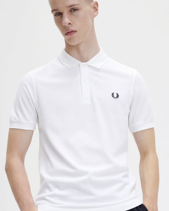 Fred Perry Mens Plain Signature Polo Shirt NOS - Image 3