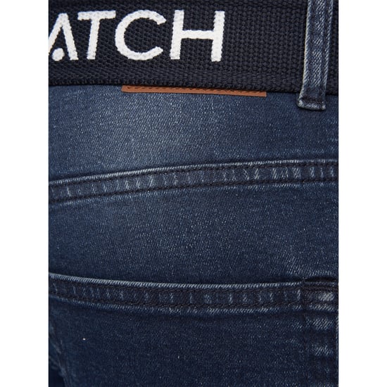 Crosshatch Heren Denim Jeans met print (Donkere wasbeurt) - Image 3