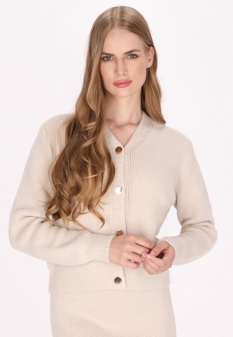 Dreimaster Vest Dames wolwit - Image 3