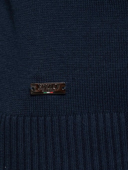 Enzo Milano heren polotrui met halve rits - Image 4