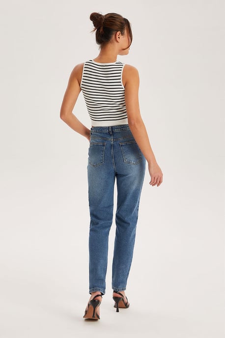 Blue Mom Jean