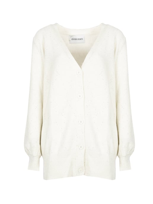 Silvian Heach Cardigan Aberdeen damer Vit - Image 1