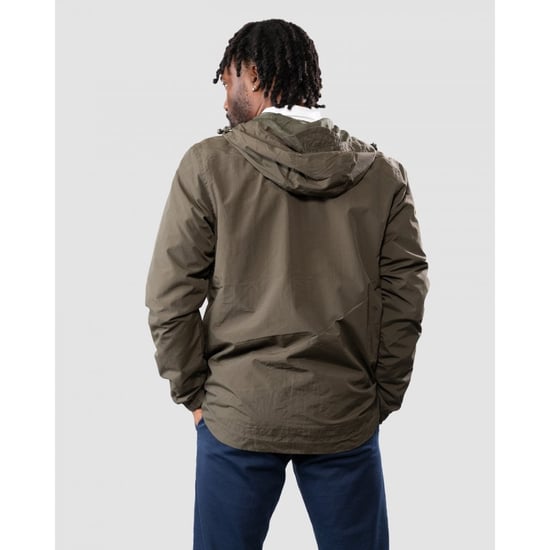 Lyle & Scott jack met rits en capuchon in olijfgroen - Image 3