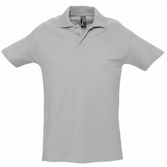 SOLS Heren Lente II Korte Mouw Zwaarlijvig Poloshirt (Grijze Mergel) - Image 1