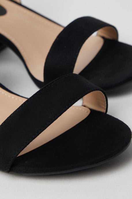 Tommi Barely There Mid Block Heel Sandals - Image 4