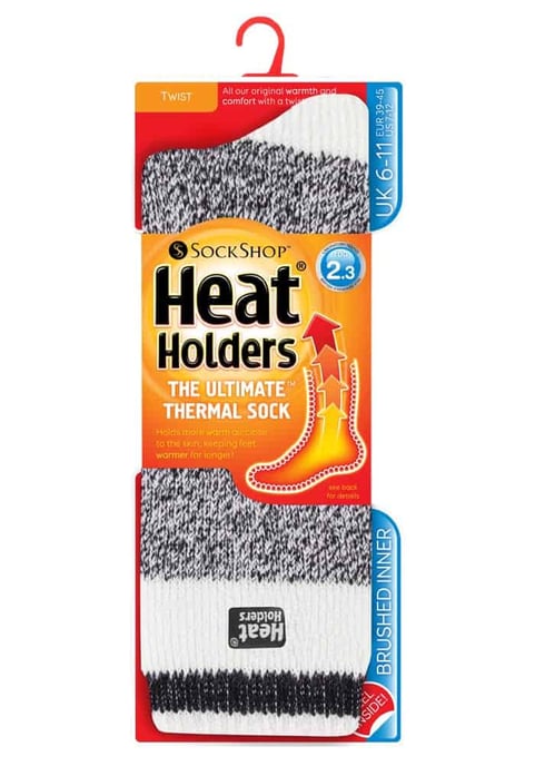 Heat Holders - Termostrumpor med vridmönster för herrar - Image 2