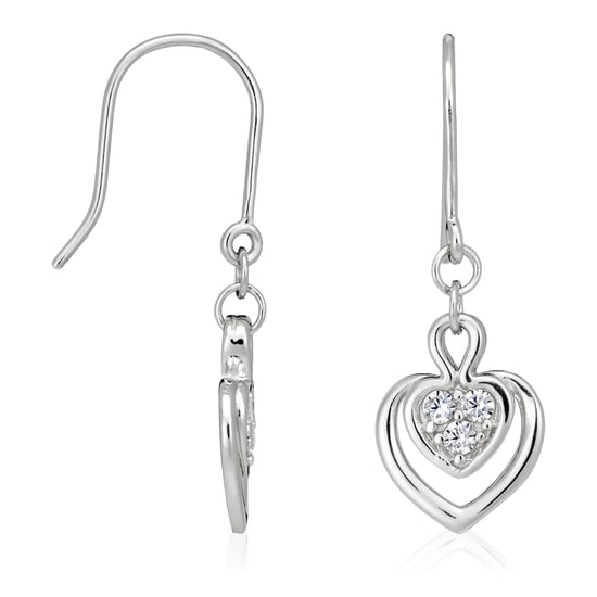 Orphelia Women's 925 Sterling Silver Drop Earrings - Silver ZO-5120 - Image 2
