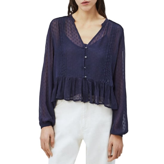 Pepe Jeans Women's ARVANA Shirt Blue 351556 - Image 3