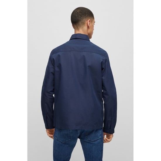 HUGO Emmond Mens Zip Overshirt - Image 4