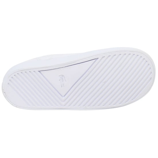Lacoste Lerond BL 21 1 CUI Kids White Trainers - Image 4