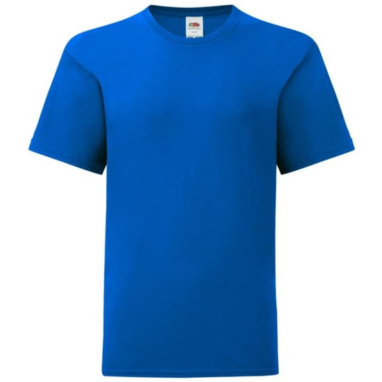 Fruit Of The Loom Iconisch T-shirt Kinderen / Kinder (Royaal Blauw) - Image 1