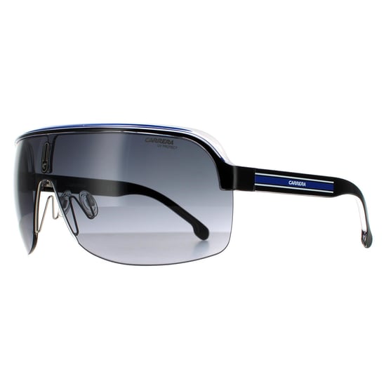Carrera zonnebril topcar 1/n T5c 9o zwart kristal wit blauw donkergrijze gradiënt - Image 2