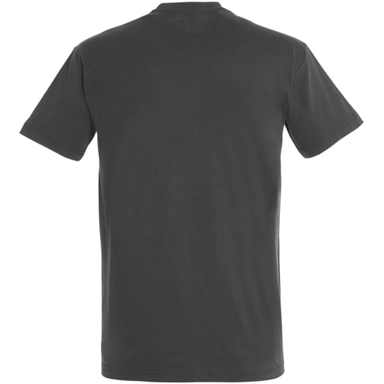 SOLS Mens Imperial Heavyweight Short Sleeve T-Shirt (Dark Grey) - Image 2