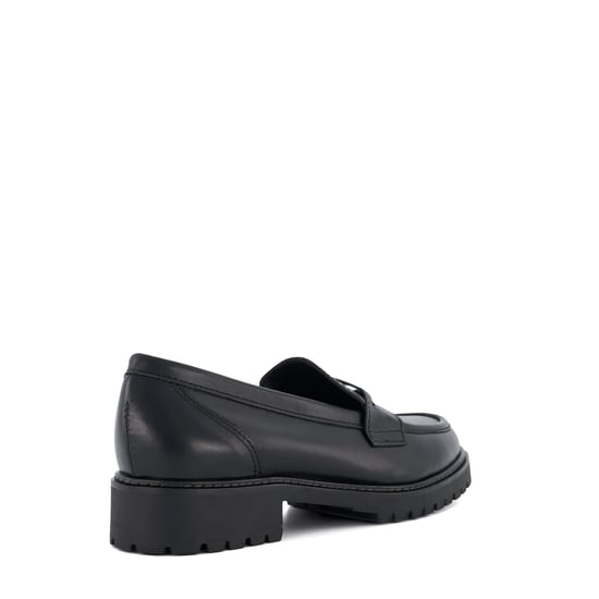 Dune Ladies WF GILD Wide Fit Cleated Penny Loafers Wf Gild
