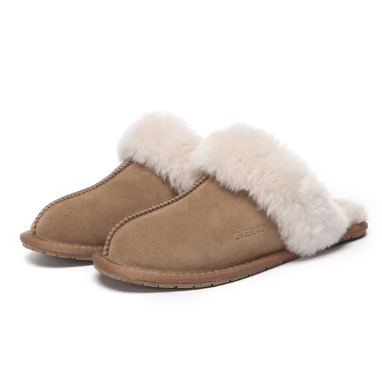 EVER AU Women Harrier Slippers - Chestnut