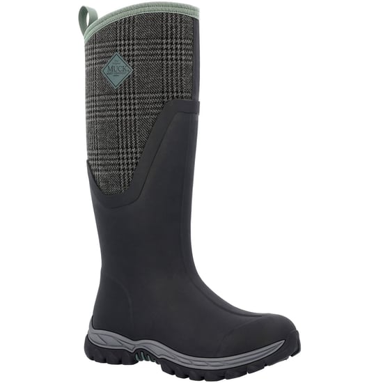 Muck Laarzen Arctic Sport II Lang Rubber Zwart/Plaid Wellington Laarzen - Image 1