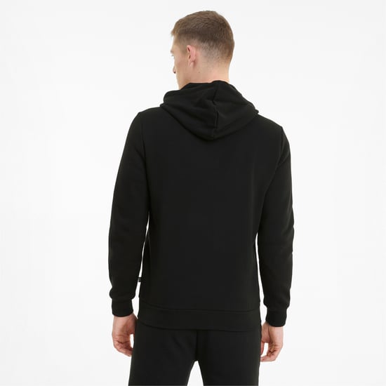 PUMA Mens Essentials Full-Zip Logo Hoodie