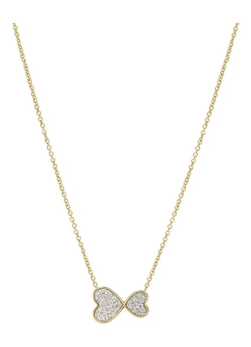 Fossil Siering 'Sutton' Dames RVS Ketting - Goud JF03941710 - Image 1