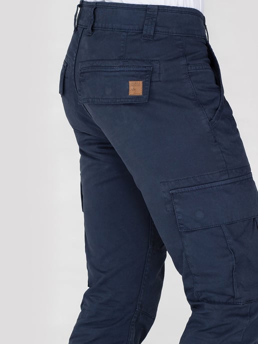 Alpha Industries Men's Agent Slim Cargo Pant in Dark Blue - Image 2