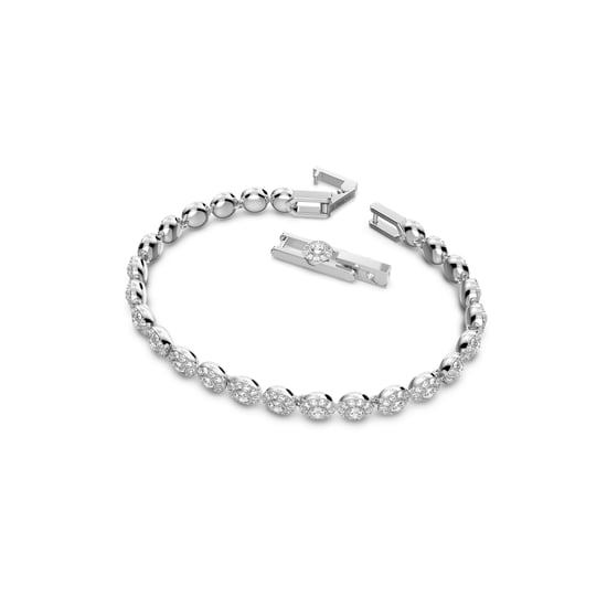 Swarovski 'Angelic' Women's Base Metal Bracelet - Silver 5071173 - Image 2