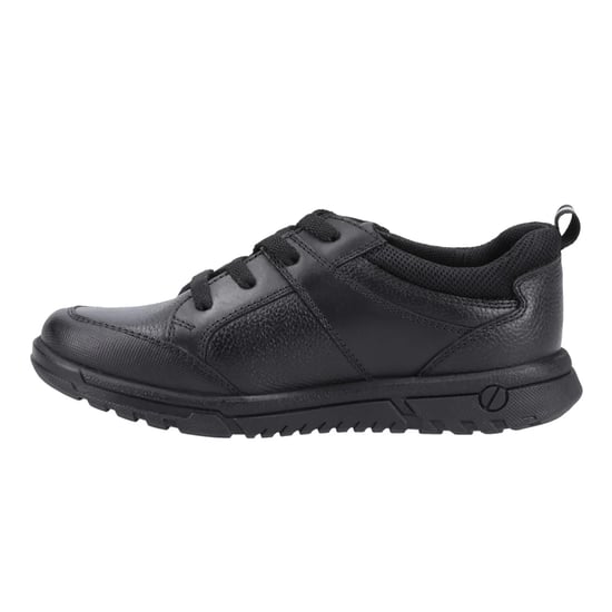 Hush Puppies Boys Steven Leather School Shoes (Black) - Image 3