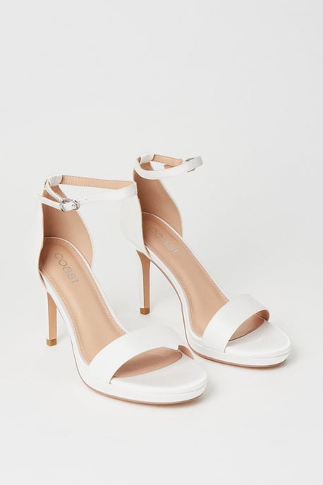 Talia Bridal Satin Platform Heeled Sandals - Image 3