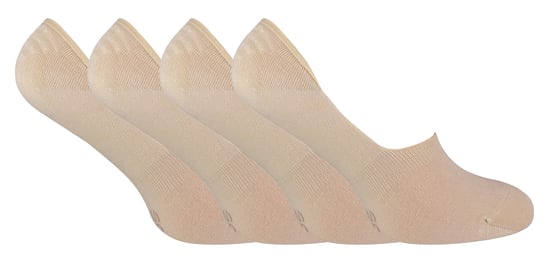 4 Pairs Bamboo Invisible Liner Socks Unisex with Non Slip Grip - Image 1