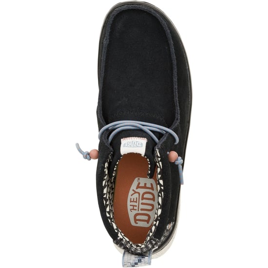 HEYDUDE Wendy Peak Hi Suede Damstövlar Svart - Image 4
