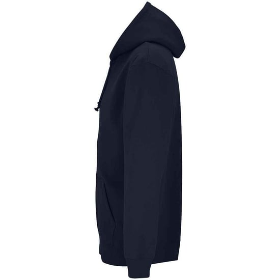 SOLS Unisex Adult Carter Full Zip Hoodie (French Navy) - Image 3