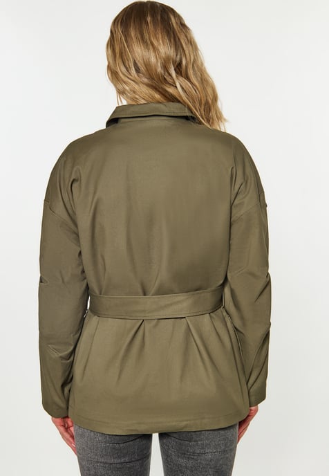 Dreimaster Jas Dames militaire olijf - Image 4