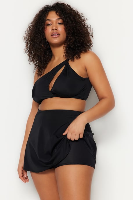 Trendyol Damernas Högmidjade Bikini Bottoms i Större Storlekar - Image 3
