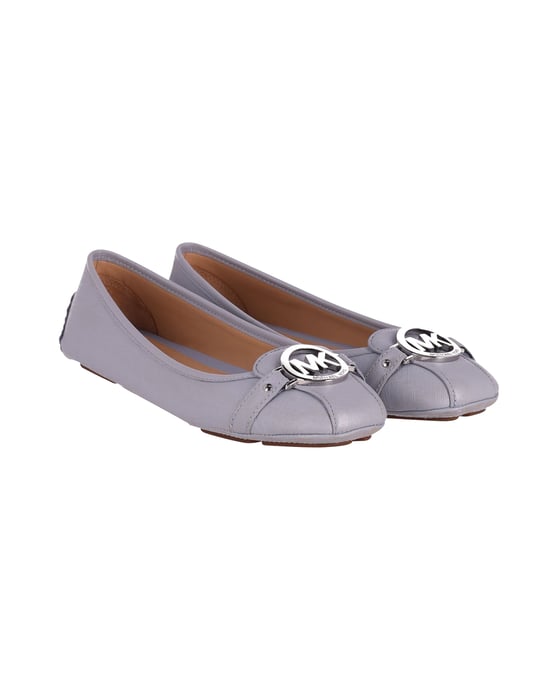 Michael Kors Fulton Mokasin Flat i Pastellblått Läder - Image 3