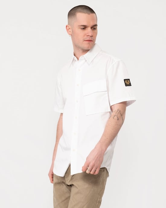 Belstaff Scale Mens Short Sleeve Shirt