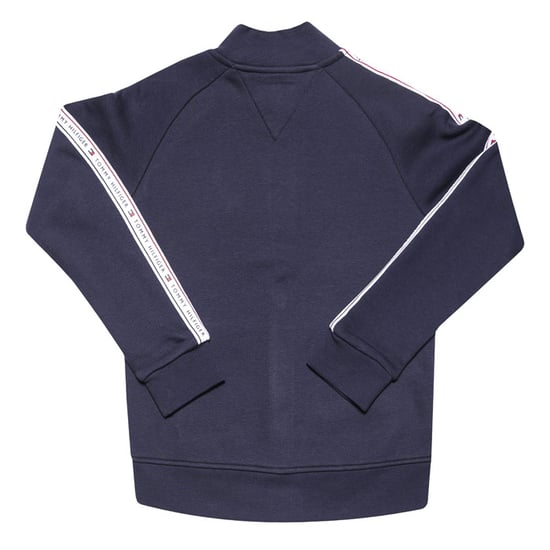 Boy's Tommy Hilfiger Infant Tommy Tape Zip Hoody in Navy